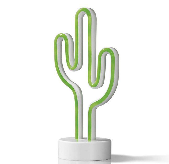 EASYmaxx Kaktus 30cm Dekolampe in Neon Optik für 9,99€ (statt 13€)