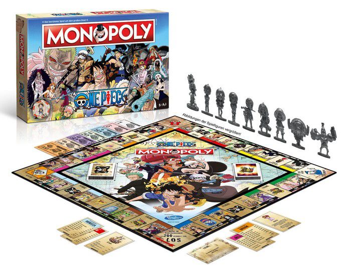 Monopoly   One Piece Brettspiel inkl. Ruffy Strohhut + Kartenspiel für 49,95€ (statt 70€)