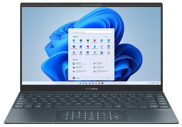 ASUS Zenbook 13.3 Zoll Notebook i5 mit 16/512GB für 629,41€ (statt 749€)