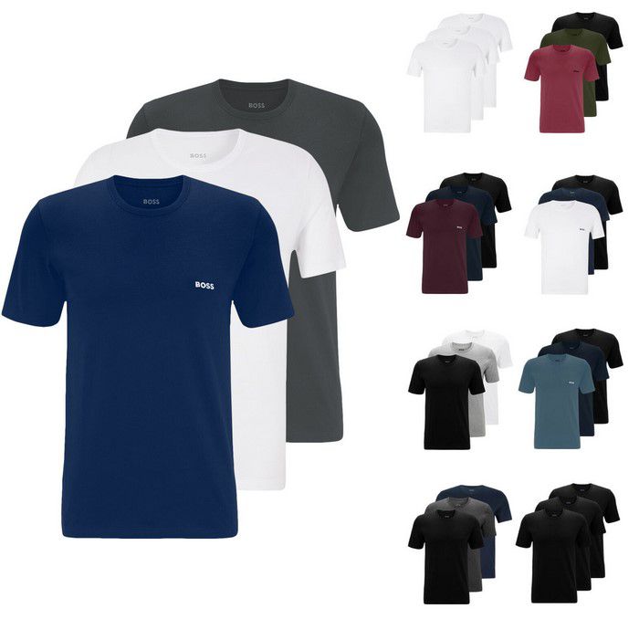 3er Pack BOSS Herren Classic T Shirts für 32,99€ (statt 37€)