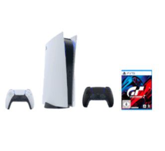 PlayStation 5 + 2 Controller + Gran Turismo 7 für 124,90€ + 80GB Vodafone Allnet für 49,99€ mtl. + 100€ Bonus