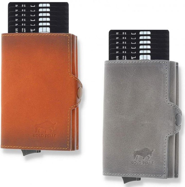 Solo Pelle Leder Slim Geldbörse mit RFID Schutz für 29,80€ (statt 50€)