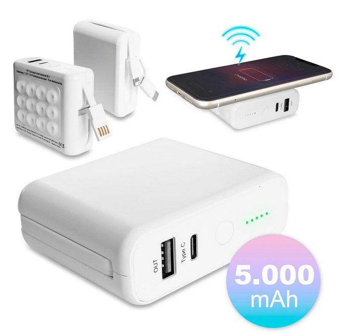 Avenue Galaxy Induktion Qi 5.000 mAh Powerbank für 9,99€ (statt 15€)