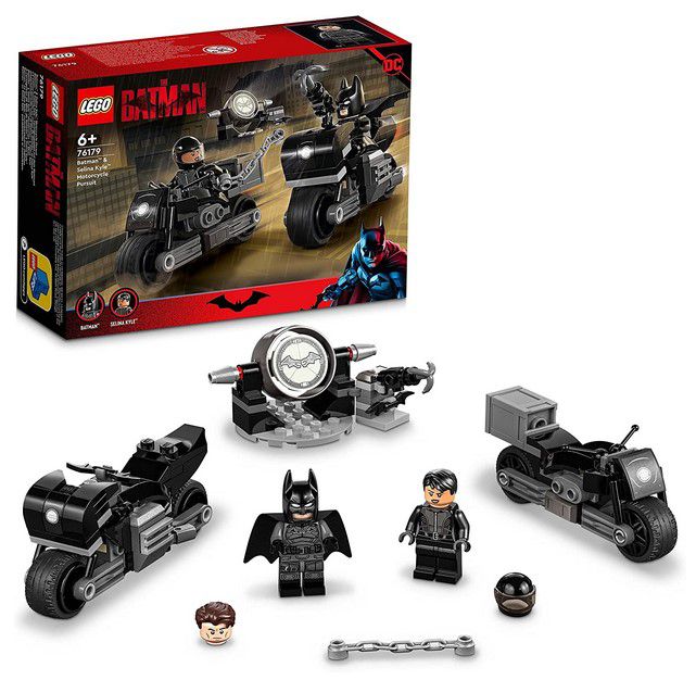 LEGO 76179 Batman & Selina Kyle: Verfolgungsjagd auf dem Motorrad für 9,71€ (statt 14€) Prime