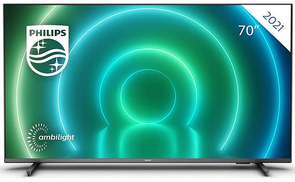 PHILIPS 70PUS7906 ambilight 70Zoll smart UHD Android TV für 799€ (statt 884€) + Bonus