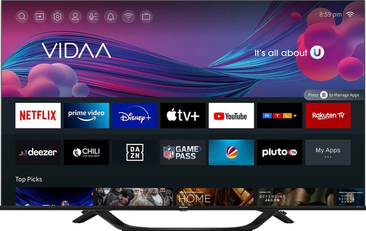 Hisense 50A66H 50 Zoll UHD smart TV für 318,99€ (statt 382€)