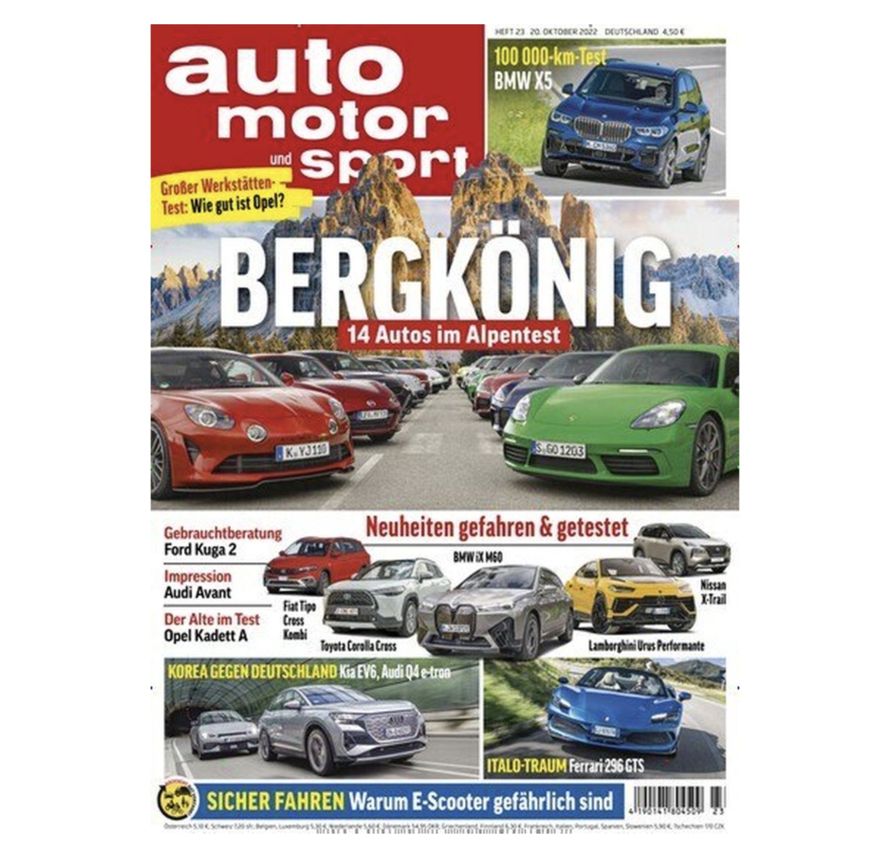 27 Ausgaben auto motor und sport für einmalig 19,90€ (statt 132€)