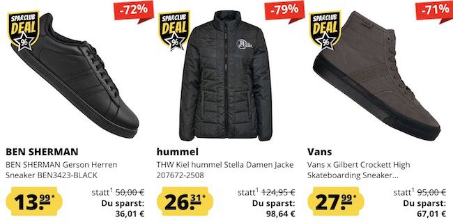 🔥 SportSpar Restgrößen Sale mit bis zu 95% Rabatt + 5€ Gutschein ab 60€