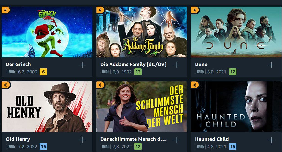 Amazon Weihnachts Weekend: ausgewählte Prime Filme für je 0,99€ Leihe z.B. Dune