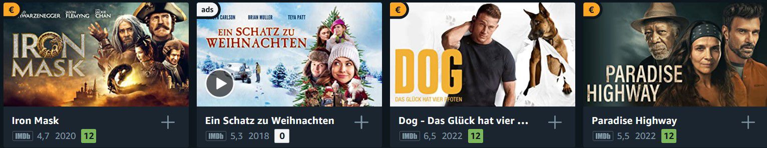 Amazon Weihnachts Weekend: ausgewählte Prime Filme für je 0,99€ Leihe z.B. Dune