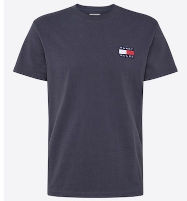Tommy Jeans Badge T Shirt in Marine für 15,96€ (statt 29€)   XS bis L