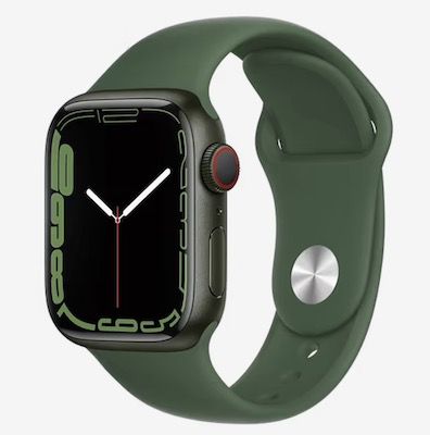 Apple Watch Series 7 &#8211; 41mm-Smartwatch Aluminium (GPS + Cellular) für 379€ (statt 414€)