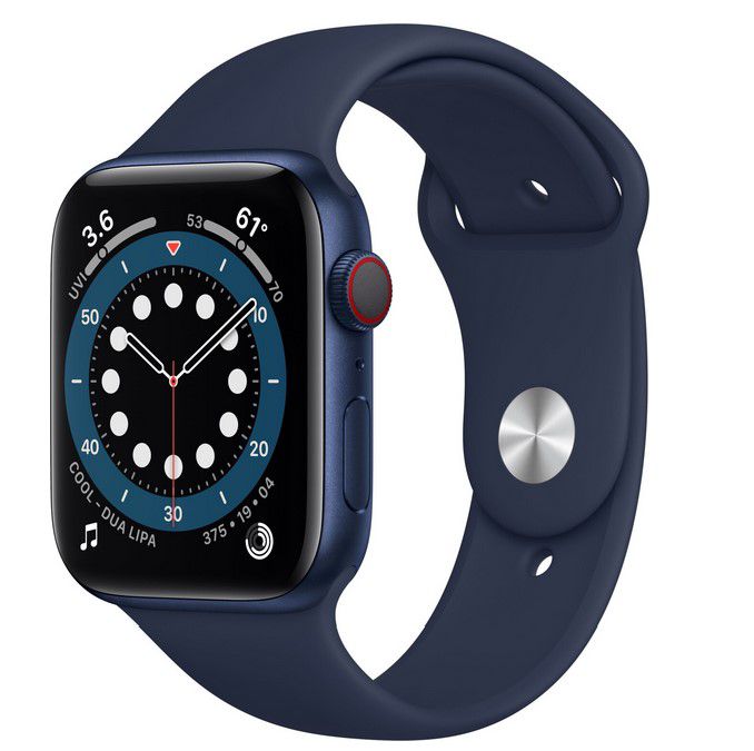 Apple Watch Series 6 in Blau 44mm LTE für 233,91€ (statt 286€)