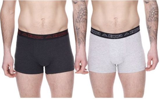 12er Pack Kappa Herren Boxershorts mit elastischem Bund für 30€ (statt 41€)