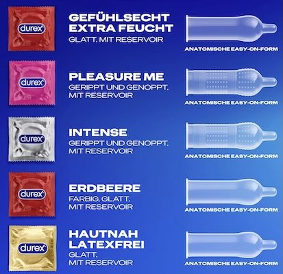🍆 40er Pack Durex Love Mix Kondome mit 5 Sorten ab 14,39€ (statt 20€)