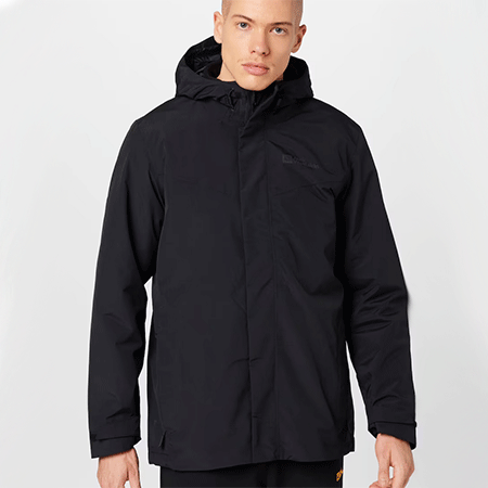 Jack Wolfskin Funktionsjacke in Schwarz für 186€ (statt 203€)