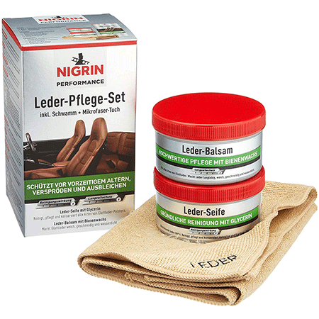 🚗 Nigrin Performance Leder-Pflege-Set für 15,50€ (statt 19€)