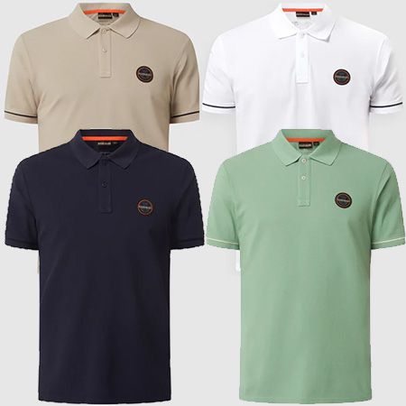 Napapijri Poloshirt aus Piqué in 4 Farben für je 39,99€ (statt 50€)