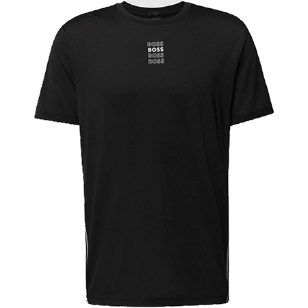 BOSS Athleisurewear T Shirt mit Label Schriftzug in 2 Farben für je 49,99€ (statt 70€)