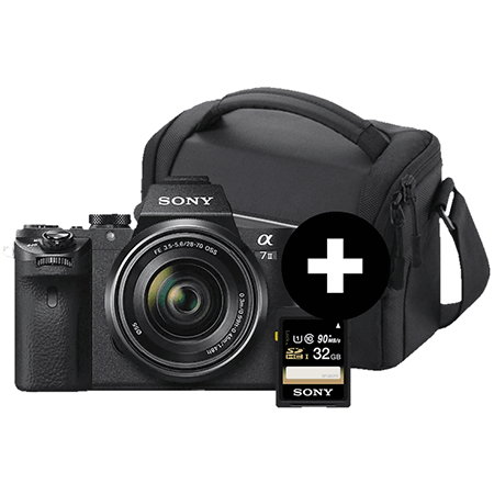 Sony Alpha 7 M2 Systemkamera + Objektiv + 32 GB SD-Karte + Tasche für 949€ (statt 1.098€)