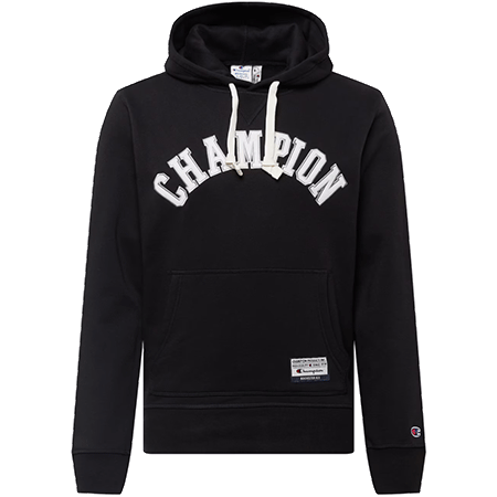 Champion Hooded Kapuzenpullover in Schwarz für 49,90€ (statt 66€)