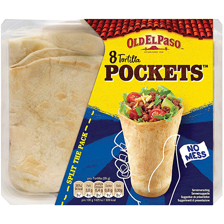 🌯 Old El Paso Weizen Tortilla Pockets – Wraps mit Boden ab 3,13€ (statt 4€)