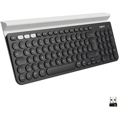 Logitech K780 Kabellose Tastatur mit Halterung für 49,90€ (statt 64€)