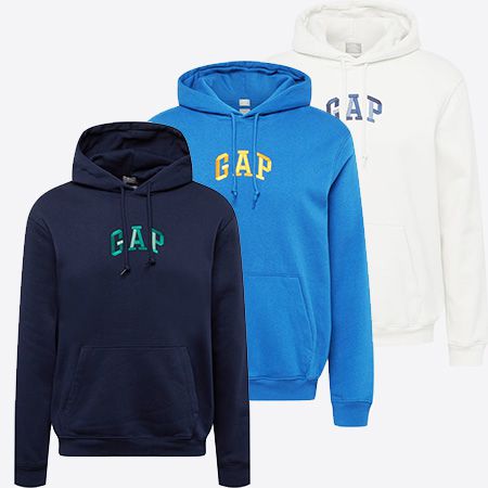 GAP Sweatshirt mit Kapuze in drei Farben für je 34,93€ (statt 50€)