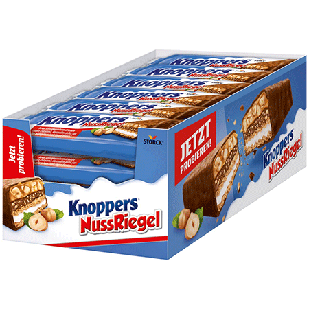24er Pack Knoppers NussRiegel á 40g ab 10,51€ (statt 13€)