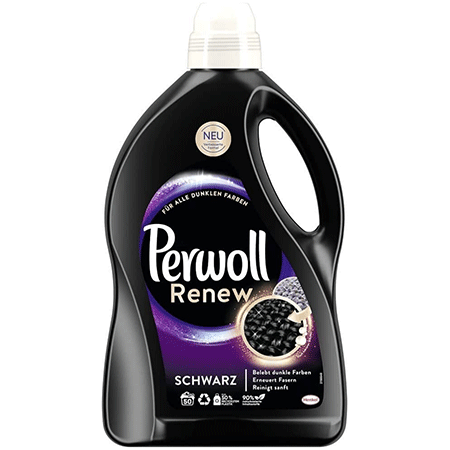 Perwoll Renew Schwarz Feinwaschmittel, 50 Waschladungen ab 7,61€ (statt 9€)   Prime Sparabo