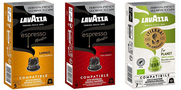 🔥 10er Packs Lavazza Nespresso Kapseln in versch. Sorten ab je 1,74€ (statt 3,19€)   Prime Sparabo