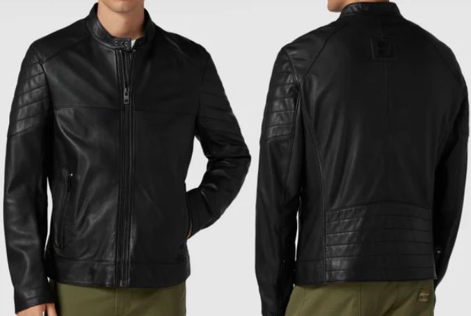 BOSS Casualwear Lederjacke Joset aus Lammleder für 399,99€ (statt 500€)