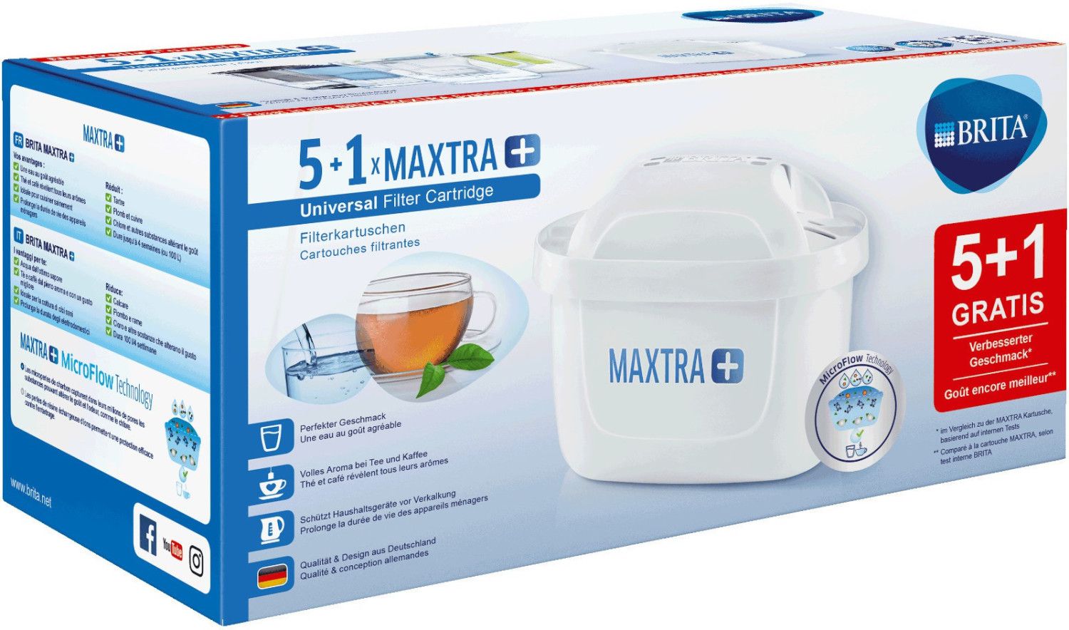6er Pack Brita Maxtra+ Filterkartuschen für 24,99€ (statt 30€)