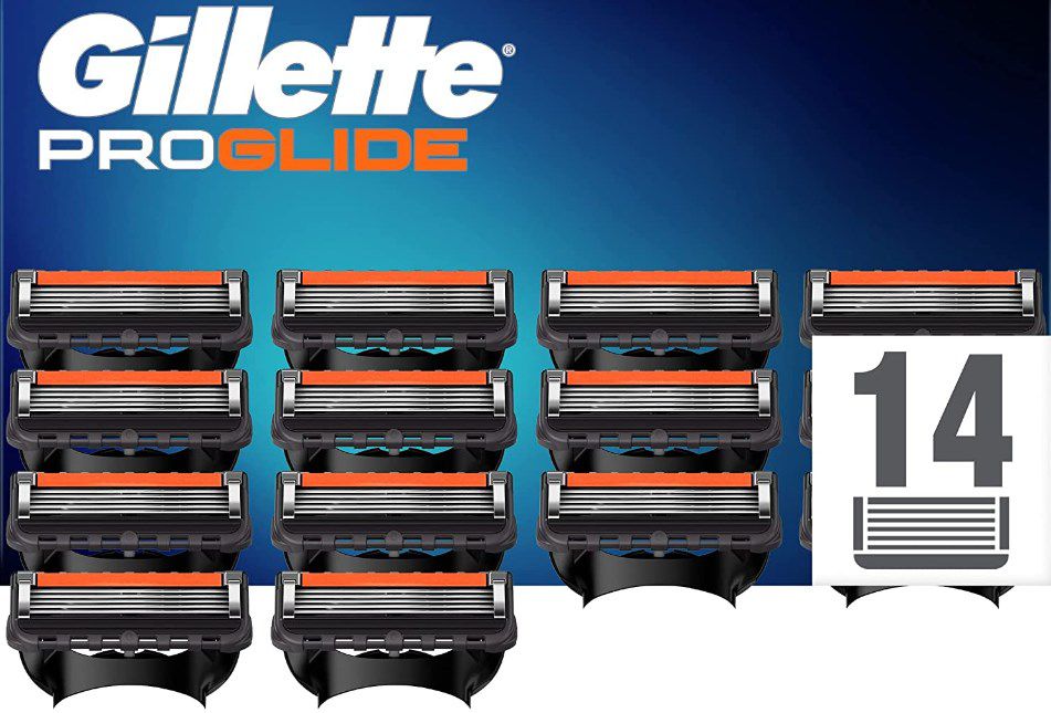 14er Gillette Fusion 5 ProGlide Ersatzklingen (Alte Version) ab 34,20€ (statt 48€)