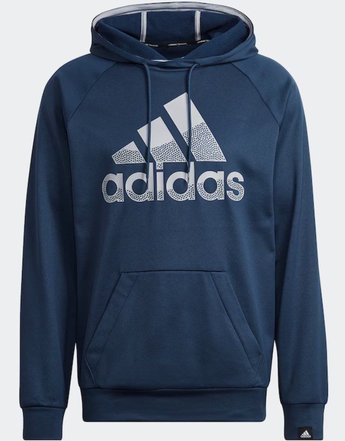 Adidas Aeroready GAME AND GO Hoodie in Blau für 46€ (statt 60€) S & L