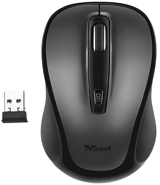 Trust Siero Silent Funkmaus in Schwarz für 12,94€ (statt 16€)