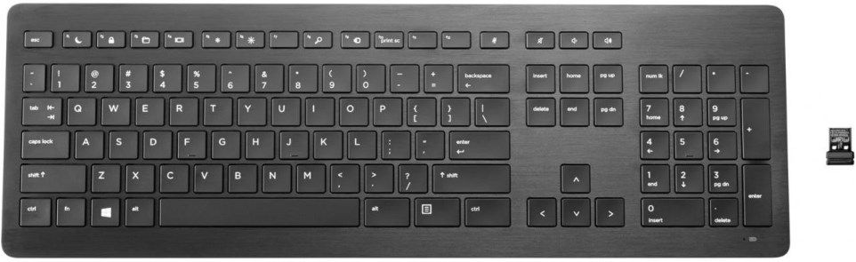 HP Wireless Premium Tastatur in Schwarz für 49,90€ (statt 65€)