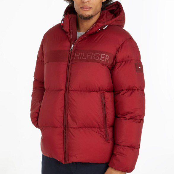 Tommy Hilfiger Steppjacke NY High Loft Puffer in Rot ab 215,99€ (statt 259€)