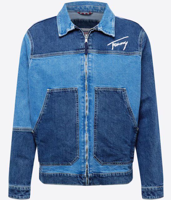 Tommy Jeans Panel denim Herren Jeansjacke in Blau für 99,90€ (statt 120€)