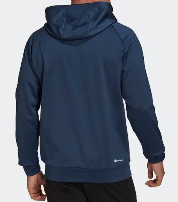 Adidas Aeroready GAME AND GO Hoodie in Blau für 46€ (statt 60€) S & L