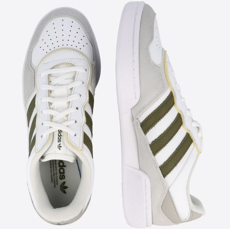 Adidas Courtic Sneaker in Weiß/Olive für 79,90€ (statt 101€)   Restgrößen