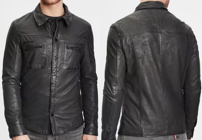 Gipsy Herren Lederjacke Ainigo in Schwarz für 119,25€ (statt 150€)