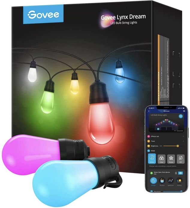 Govee Lynx Dream RGBICW Lichterkette (15m) für Außen für 34,99€ (statt 70€)