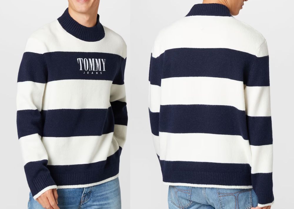 Tommy Jeans Strickpullover TJM RLXD Serif Stripe für 93,42€ (statt 109€)