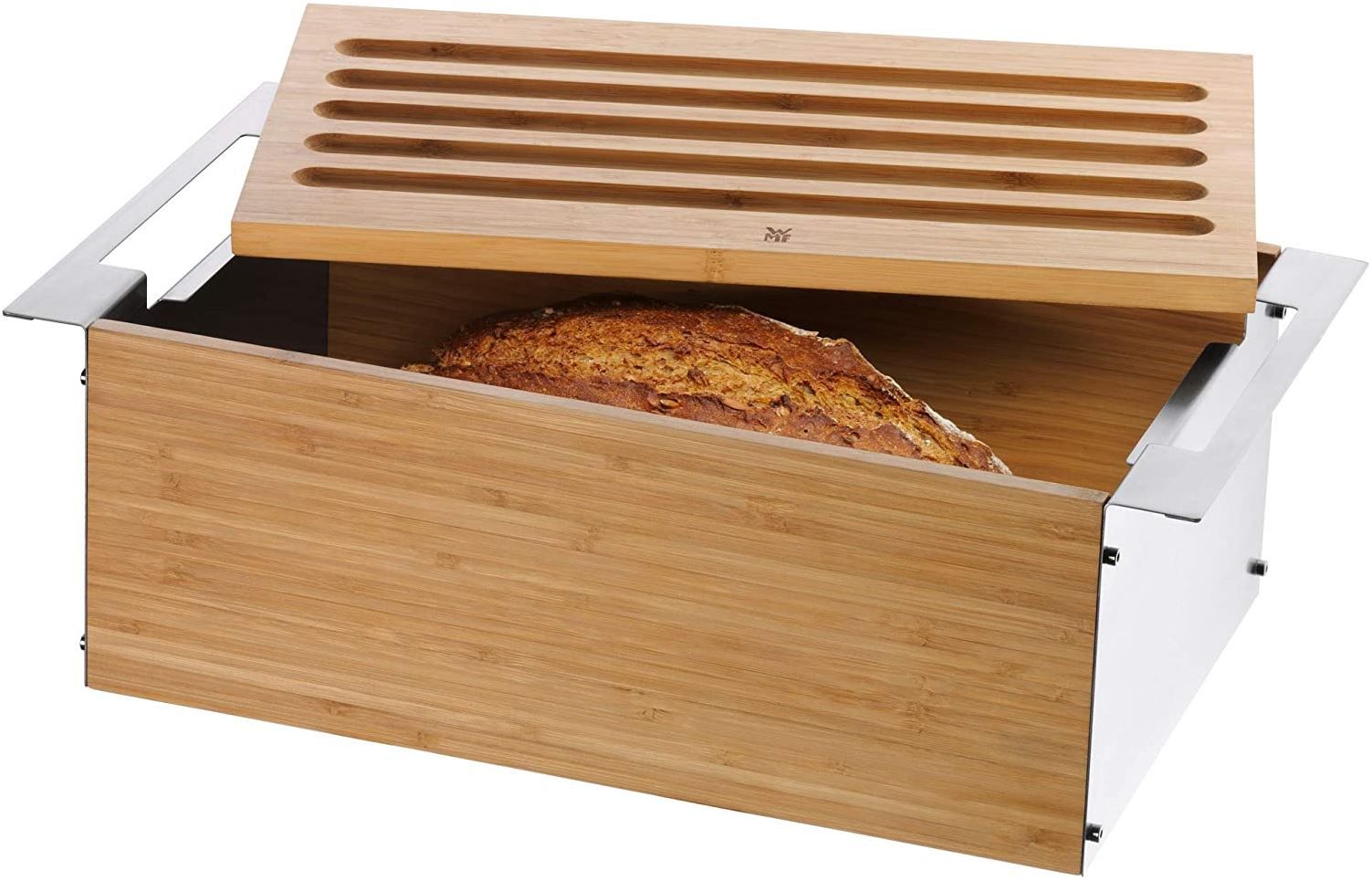 WMF Gourmet Brotkasten mit abnehmbarem Schneidbrett, 43 x 25 cm für 59,99€ (statt 73€)