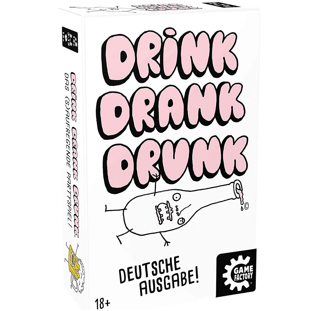 Game Factory Drink Drank Drunk Partyspiel für 13€ (statt 17€) &#8211; Prime