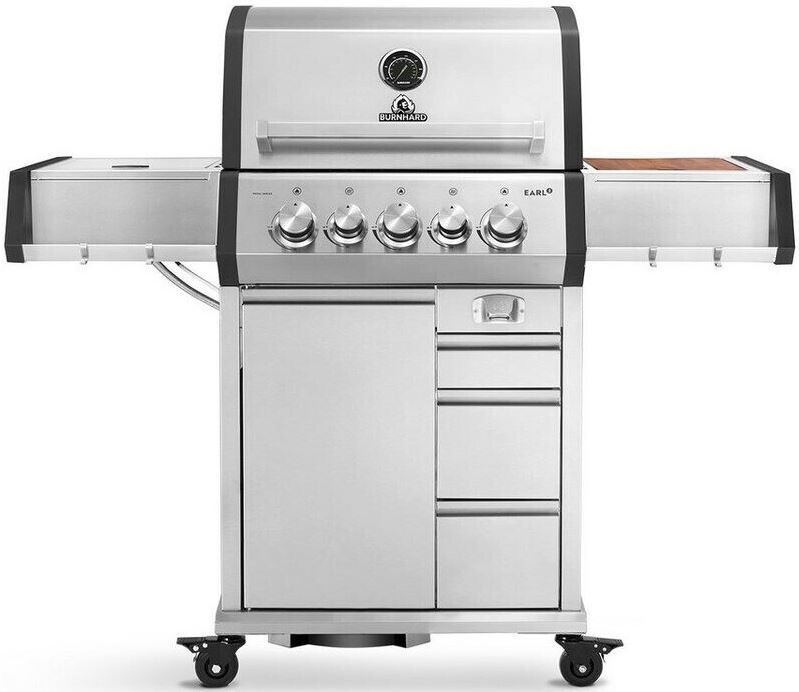 Burnhard Earl Royal Series 3 Brenner Gasgrill mit Heckbrenner für 899,25€ (statt 1.024€)