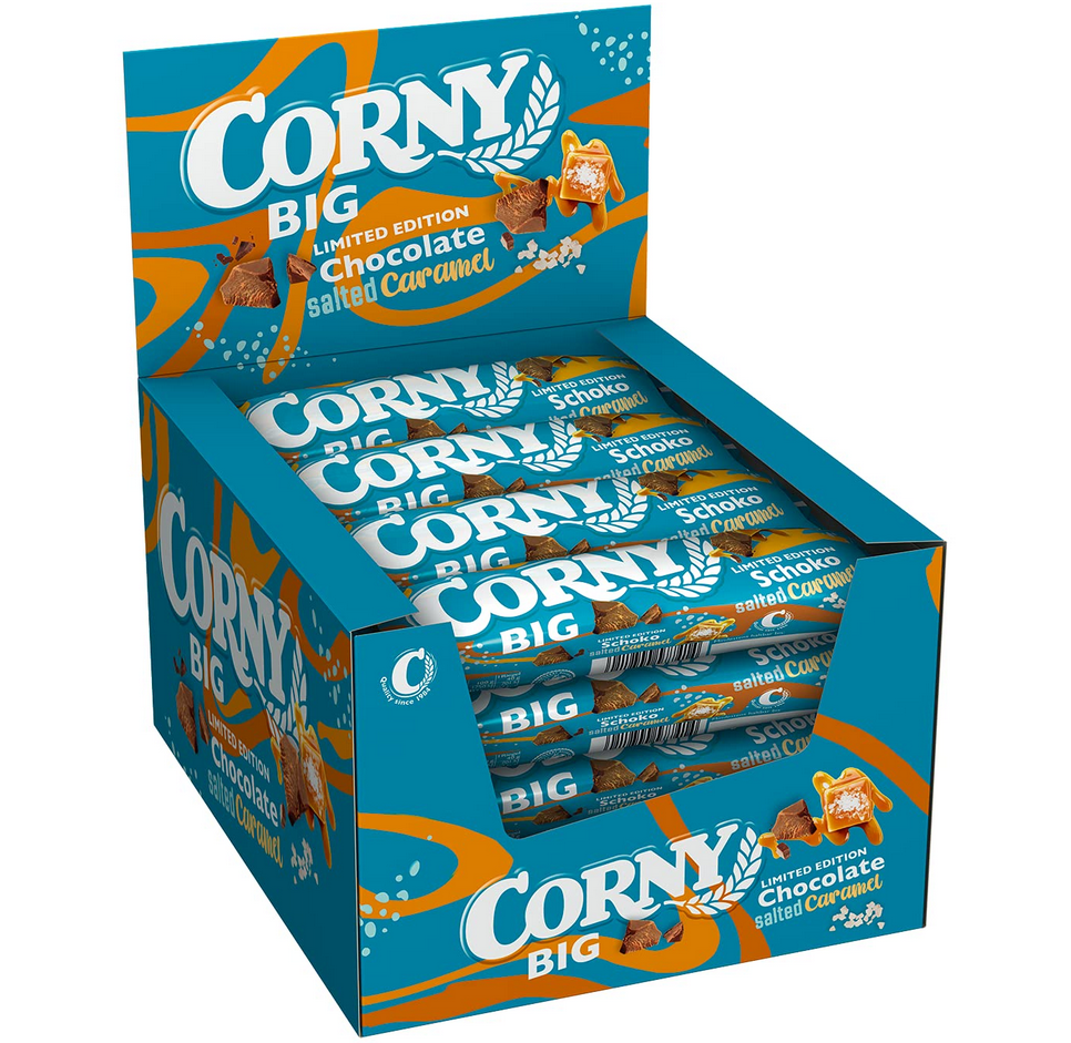 24er Pack Corny Big Salted Caramel, 50g Riegel ab 12,24€ (statt 17€)