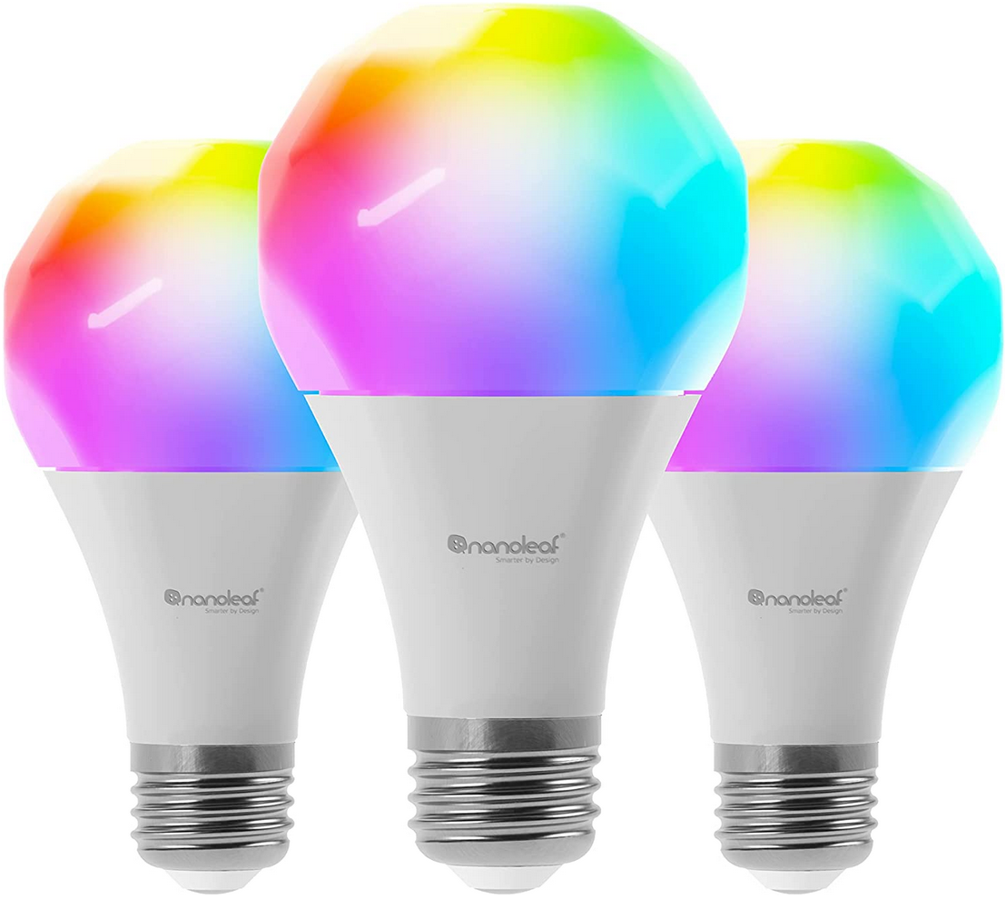 3er Pack Nanoleaf Essentials Smarte Glühbirne, E27 für 36,99€ (statt 43€)