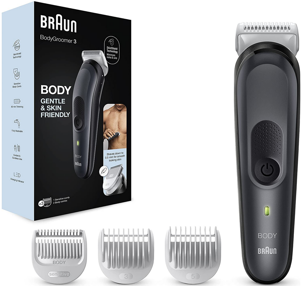 Braun BG3350 Bodygroomer 3 Körperrasierer für 29,99€ (statt 49€)   Prime